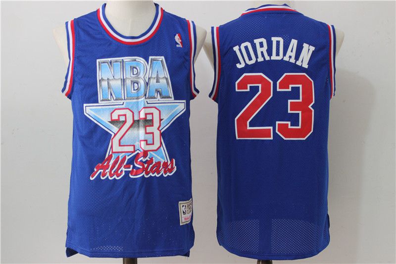 Men Chicago Bulls #23 Jordan Blue 93 All star NBA Jerseys->chicago bulls->NBA Jersey